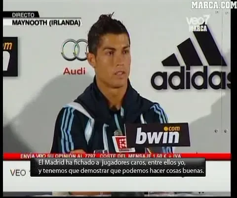 C. RONALDO: '' Nu sunt un galactic''!