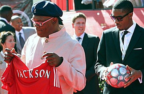 FOTO Samuel&nbsp;L. Jackson e fan Liverpool!