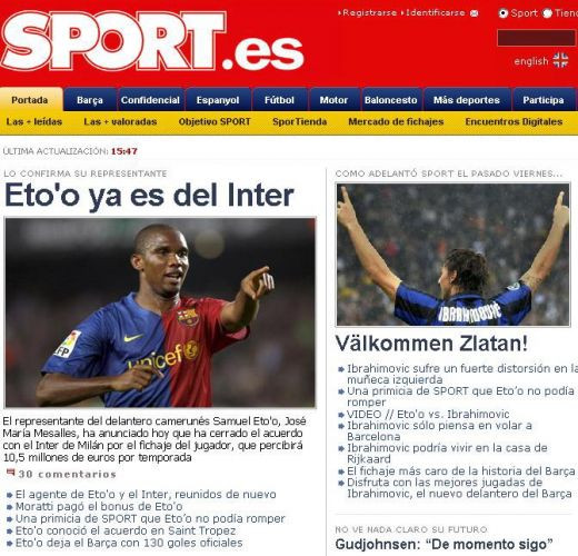Gazzetta dello Sport: 
