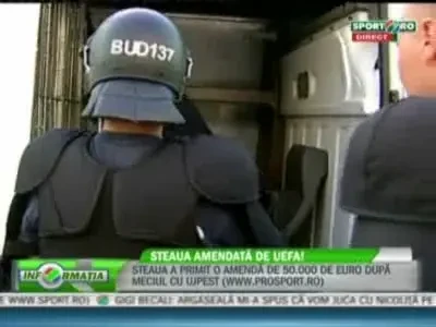 VIDEO: Un suporter stelist arestat inaintea meciului!