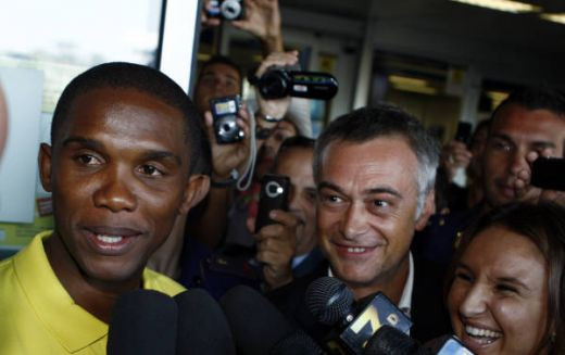 VIDEO: Eto'o a ajuns la Milano! 