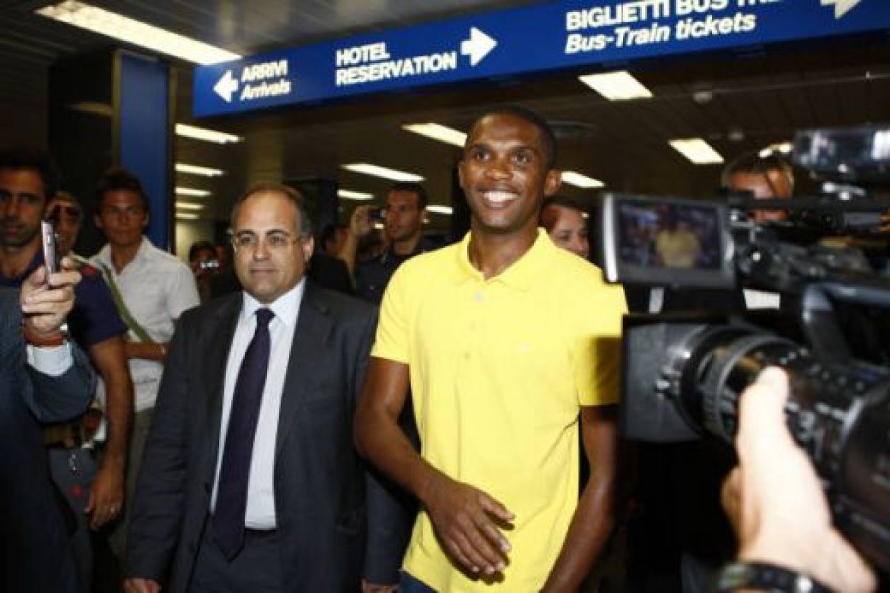 VIDEO: Eto'o a ajuns la Milano!