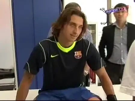 Vizita medicala a lui Ibra la Barcelona!