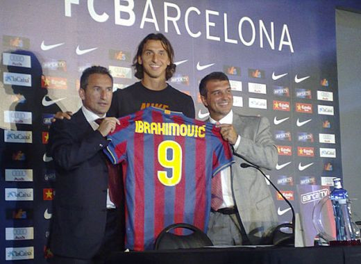 VIDEO: Ibrahimovic, prezentat in fata a 50.000 de fani la Barcelona! Vezi aici ce jonglerii a facut!_11