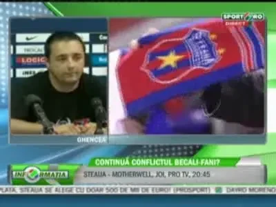 Steaua, Peluza Sud: Acel banner&nbsp;cu Ujpest a fost o GLUMA!