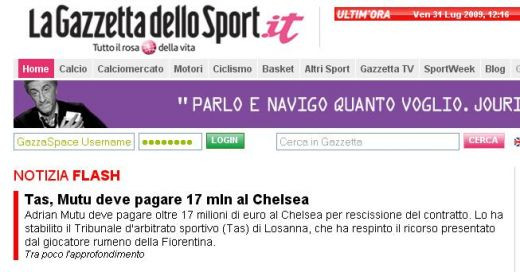 Gazzetta dello Sport: 
