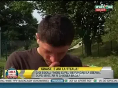 333 de euro castiga pe ZI&nbsp;Tanase la Steaua! Vreau sa arat ca Steaua nu s-a pacalit