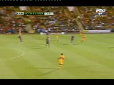 VIDEO / Fanii prezenti in tribune i-au strigat numele lui Gigi Becali!