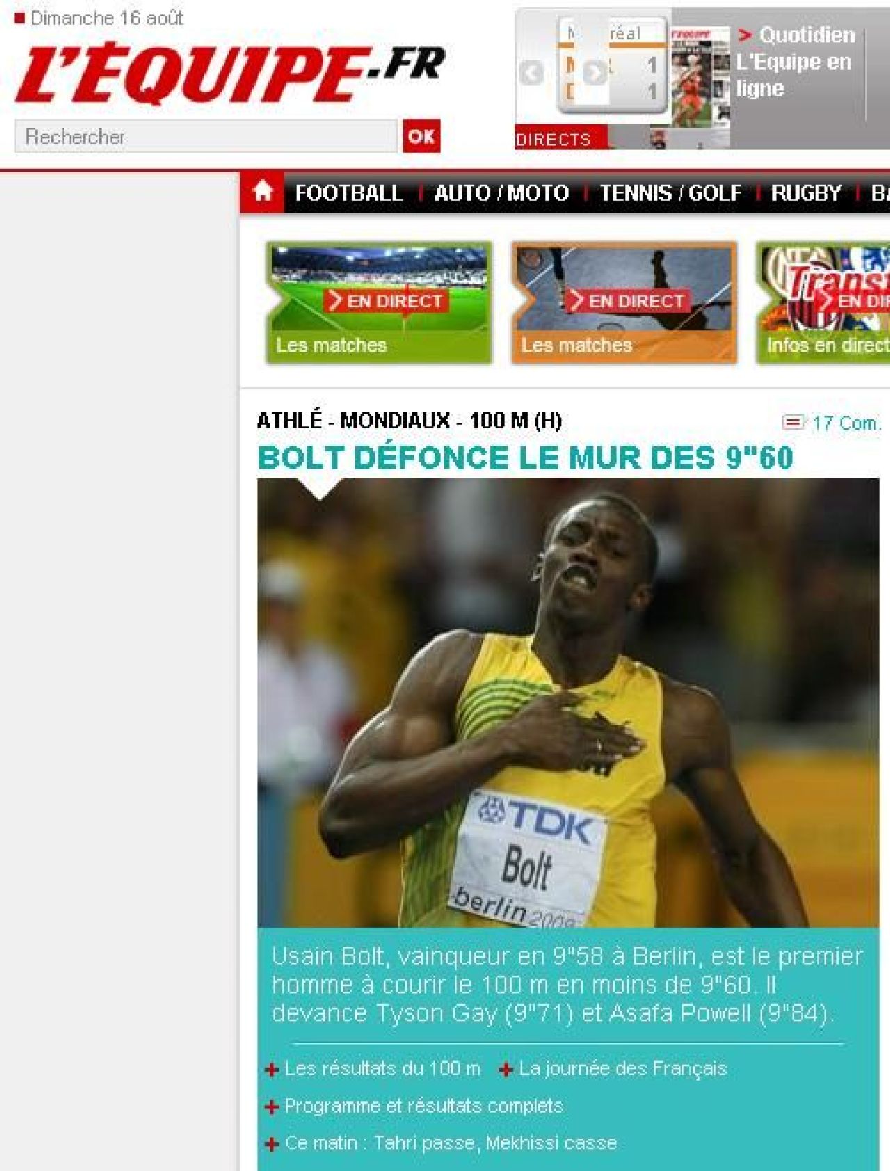 Cursa incredibila! Bolt a batut recordul mondial la 100m viteza: 9.58s_5