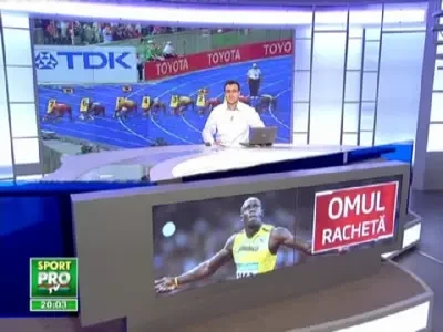 VIDEO / Bolt, aproape la fel de rapid ca un Logan! :)