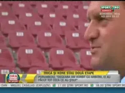 "E o mizerie. Tot noi luam titlul si cu aceste lupte de culise de dinainte de 1989"