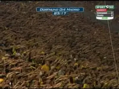 Vezi imagini senzationale cu fanii Borussiei Dortmund