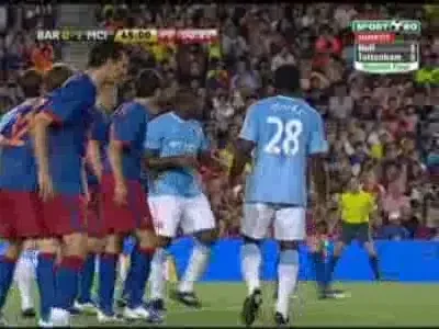 Barry a trecut pe langa 2-0 pentru City in minutul 46