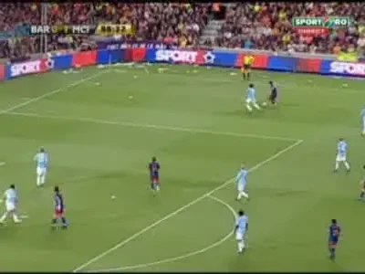 A treia sansa de gol pentru Ibrahimovic in minutul 89