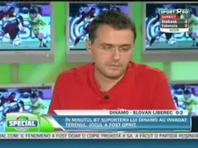 Fanii lui Dinamo au invadat terenul! Va pierde cu 3-0 cu Slovan si va fi ani de zile afara din Europa