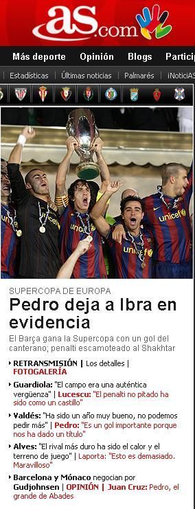 INCREDIBIL! Ziarele din Madrid o felicita pe Barca! Il Luce: