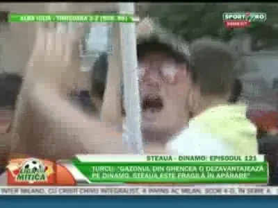 Gigi s-a incarcat spiritual inainte de Dinamo! Vezi ce melodie a cantat: