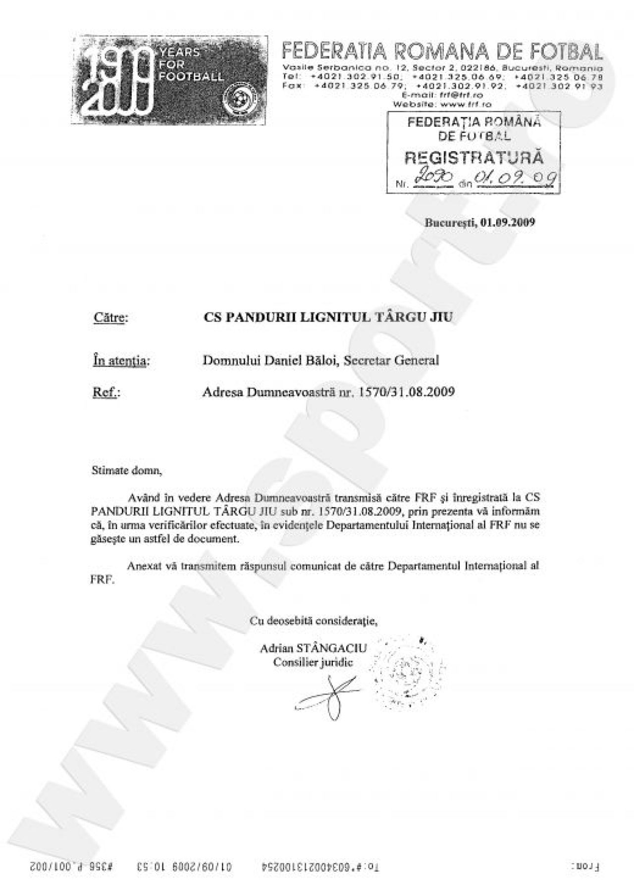 O secretara a semnat in locul lui Lupescu si a facut un jucator liber! Vezi un caz incredibil!_5
