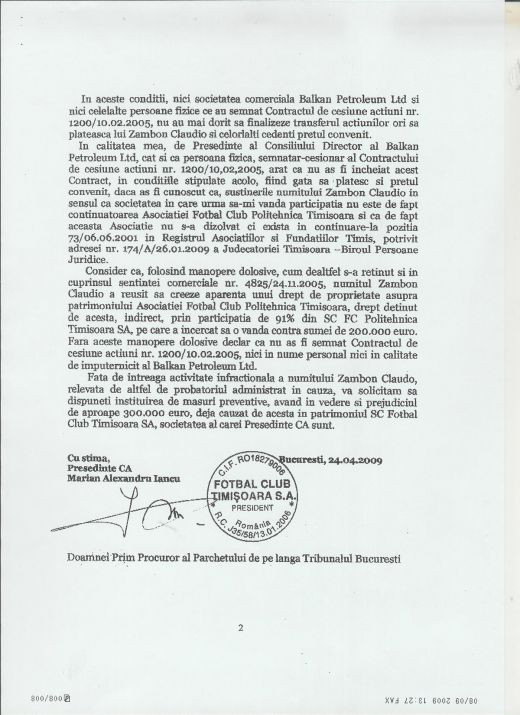 Timisoara cauta dreptate! Zambon si Kassai vor fi urmariti PENAL!_4