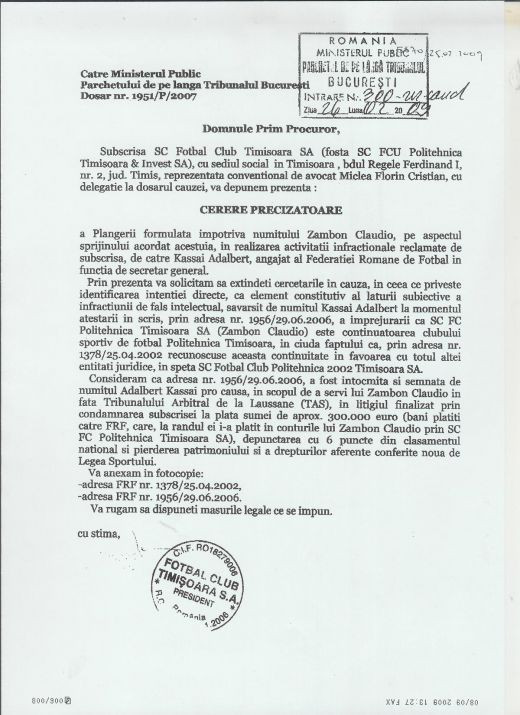 Timisoara cauta dreptate! Zambon si Kassai vor fi urmariti PENAL!_5