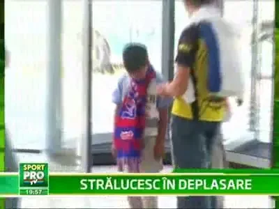Toja e gata sa joace cu Gaz Metan! Vezi ce scandal au facut fanii Stelei inainte de meci