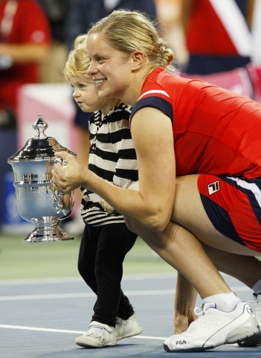 FOTO: Kim Clijsters, a treia mamica din istorie ce castiga un turneu de Grand Slam!_17