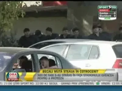 VIDEO Vor revolutie! Cum au protestat stelistii in Ghencea!