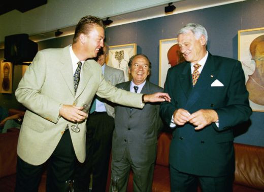 FOTO / Popescu, Mourinho, Ronaldo si Guardiola cu Sir Bobby Robson_12
