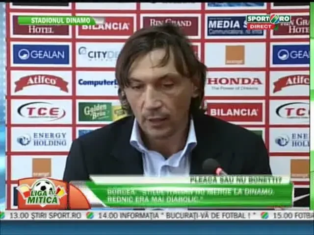 Razboi la Dinamo! Bonetti: "Nu o sa-mi dau niciodata demisia!"
