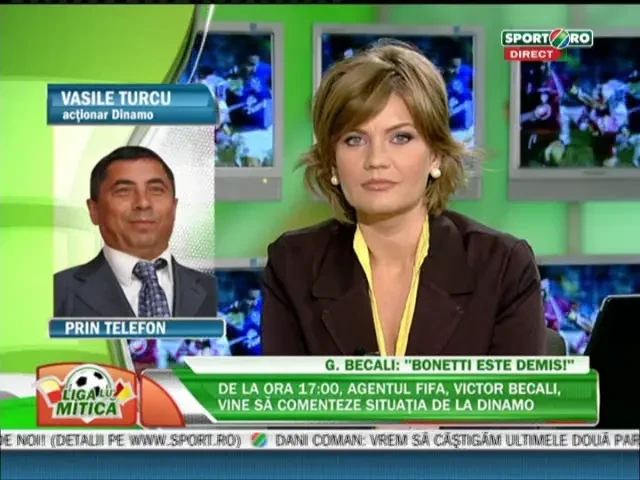 Turcu: Bonetti e manechin porno, nu mai are ce cauta la Dinamo!