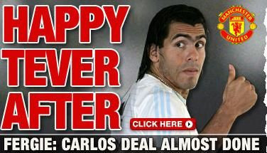 Tevez e aproape sa semneze cu Manchester