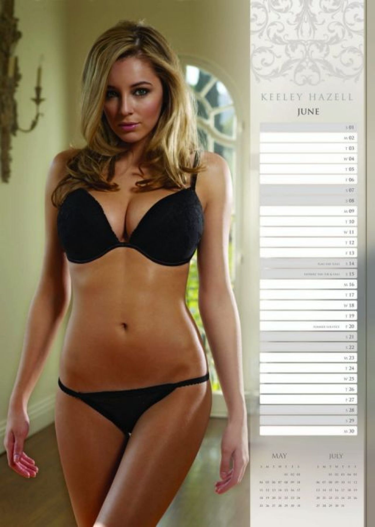 Keeley Hazell - de la casete xxx la un super-calendar sexy!_8