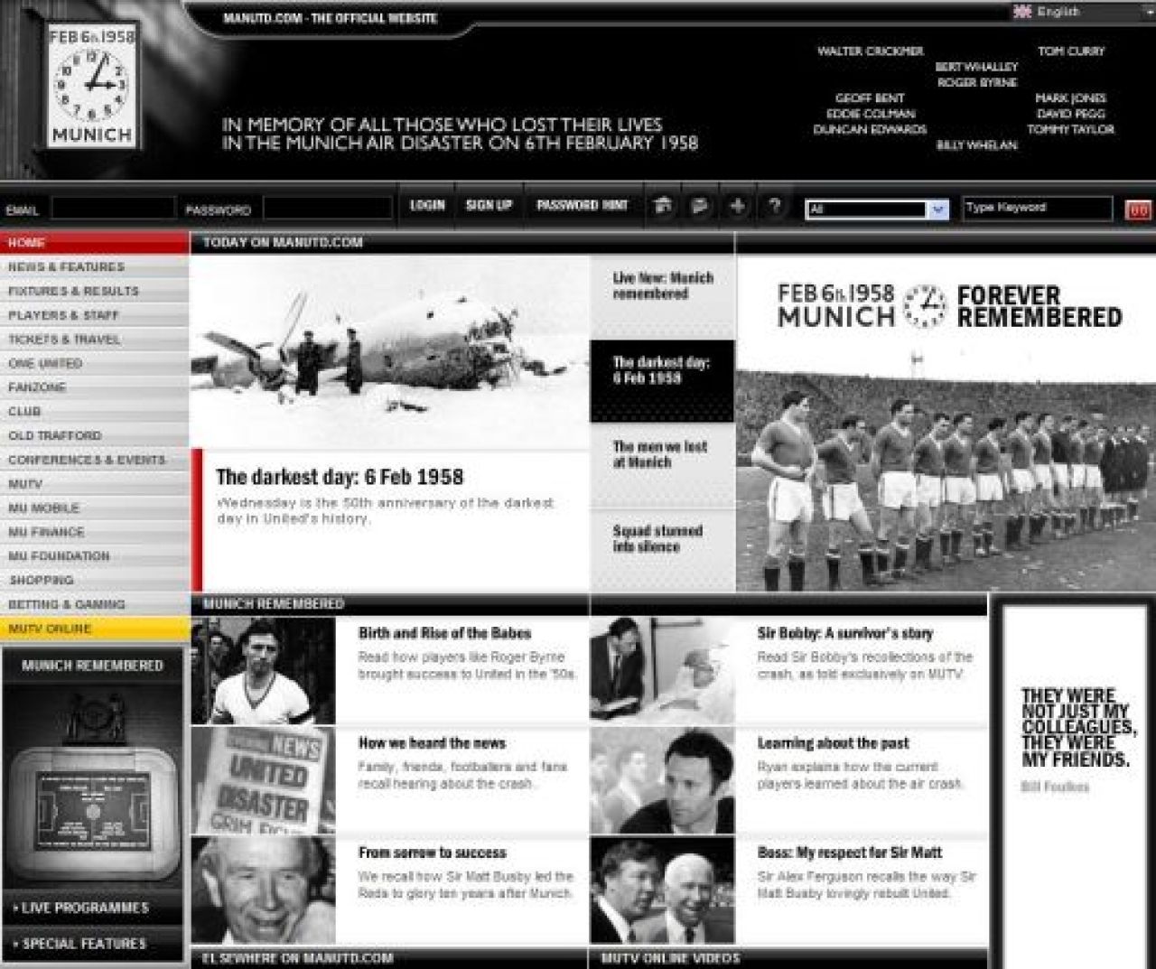 Manchester United comemoreaza 50 de ani de la cea mai mare tragedie a fotbalului! Vezi imagini!_1