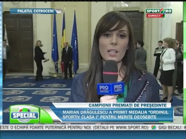 VIDEO Basescu i-a premiat pe cei mai buni sportivi romani!