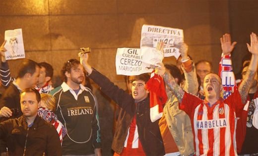 FOTO: Revolutie la Madrid! Fanii  au iesit pe strada: 