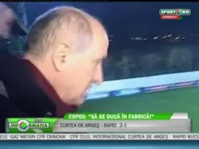 Copos a luat foc dupa ce Rapid a fost eliminata din Cupa: "Jucatorii sa se duca in fabrica"