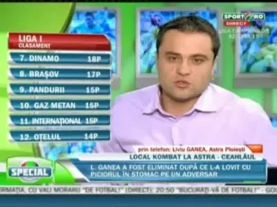 Ganea = violenta! VEZI ce mesaj i-a transmis L. Ganea adversarului sau!
