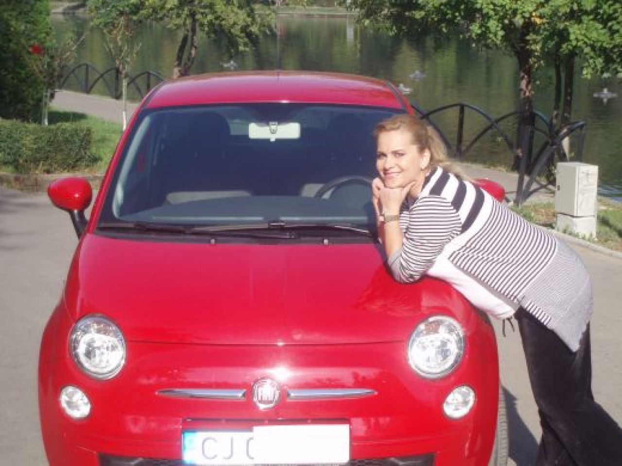 Roxana Ciuhulescu din nou cu “burtica” sambata, la ProMotor!_2