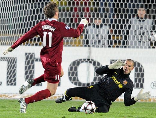 Barca, inghetata in