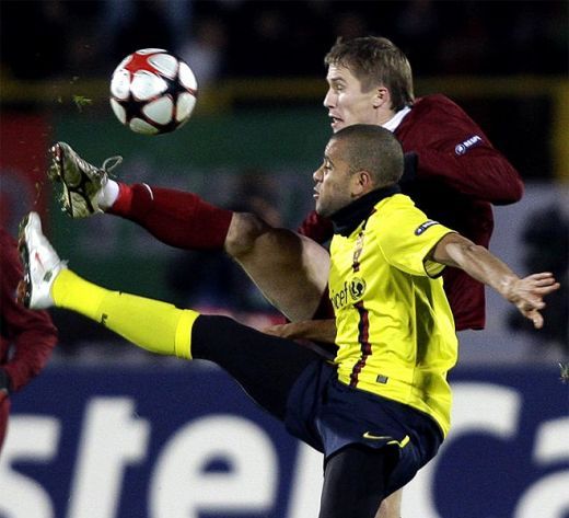 Barca, inghetata in