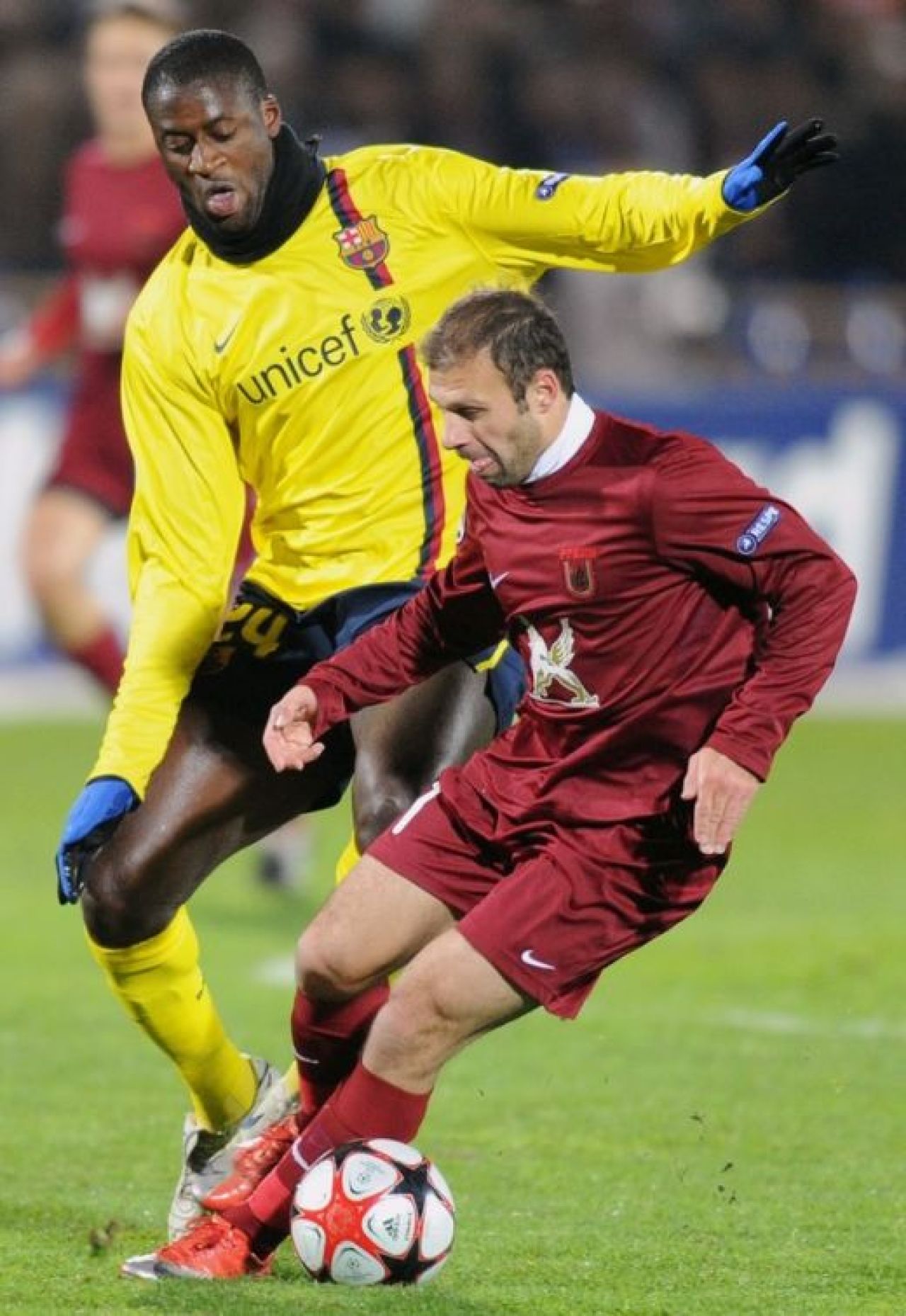 Barca, inghetata in