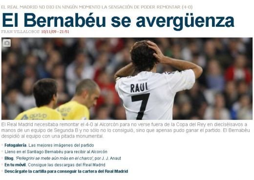 VIDEO Real 1-0 Alcorcon: Bernabeu a aplaudat-o in picioare pe Alcorcon! 