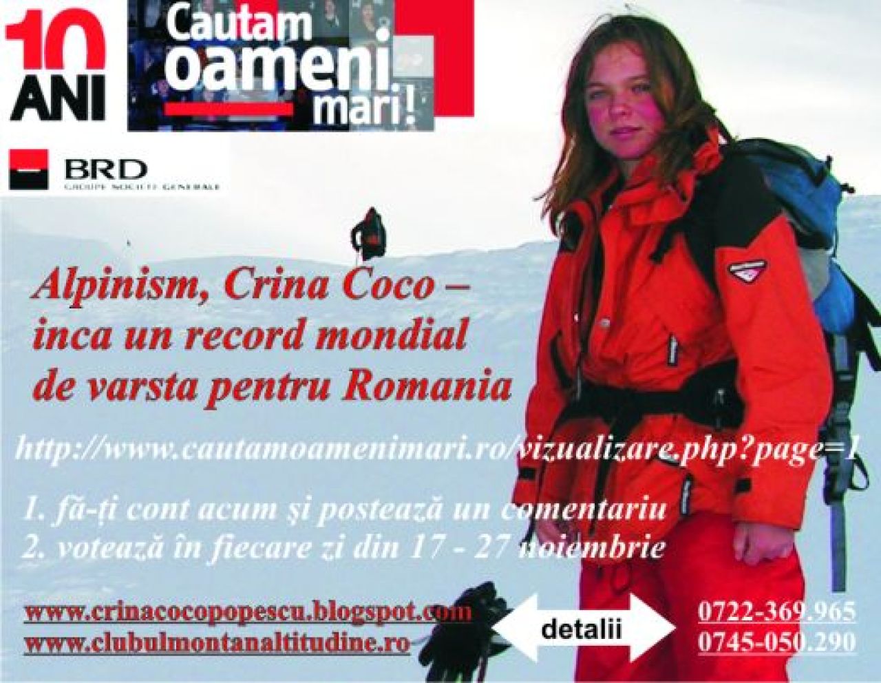 La nici 15 ani Crina Coco Popescu a cucerit Aconcagua! Vezi povestea pustoicei care vrea sa vada lumea de sus! _10