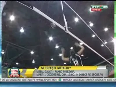 Se topeste metalul? Metal Galati - Fakro Muszyna, live la Sport.ro pe 1 dec!