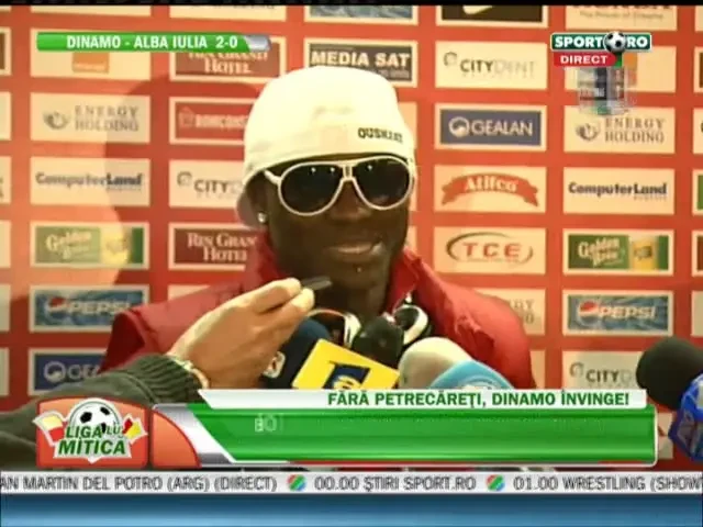 N Doye, dezlantuit dupa meciul cu Alba Iulia: Maine ma duc in club si invit si paparazzi!