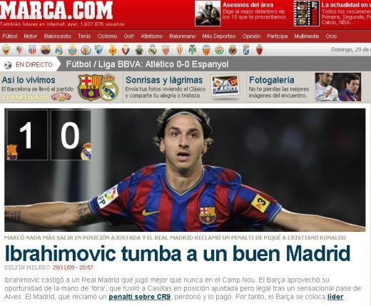 VIDEO Ibra scufunda galaxia: Barcelona 1-0 Real Madrid!_18