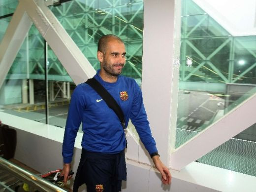 VIDEO / Barca, mai importanta ca un sef de stat la Abu Dhabi! Vezi cum au fost primiti Messi si Ibra:_2