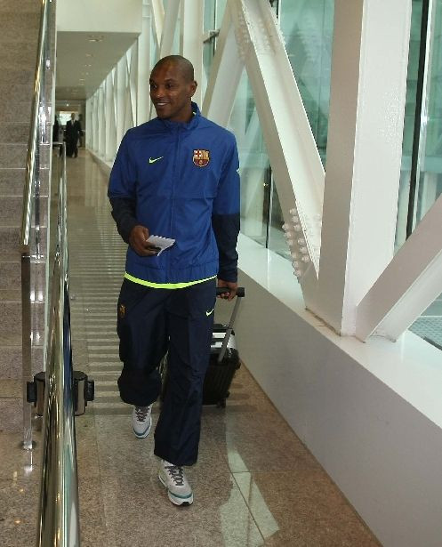 VIDEO / Barca, mai importanta ca un sef de stat la Abu Dhabi! Vezi cum au fost primiti Messi si Ibra:_11