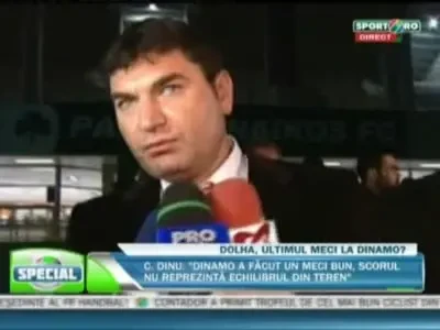 Borcea: Am avut un ghinion incredibil. Veti vedea alt Dinamo in 2010