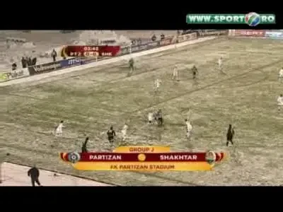 VIDEO / Lucescu, primul in grupa! Partizan 1-0 Sahtior: vezi imagini incredibile de la Belgrad!